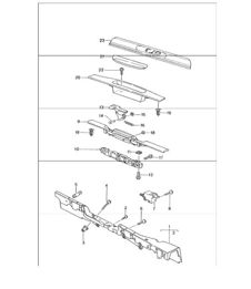 lining door sill 996 GT3-1 1999-05