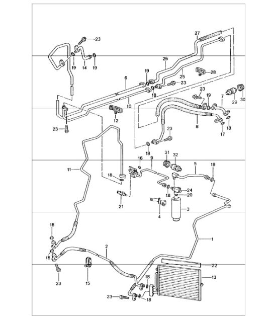 refrigerant circuit 996 GT3-1 1999-05