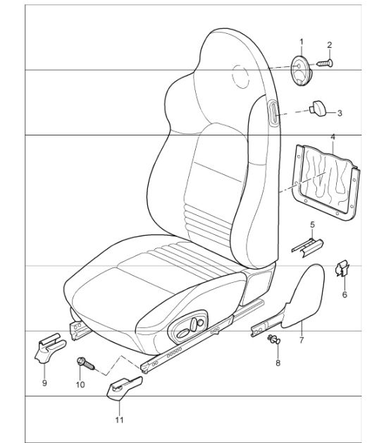 sports seat 996 GT3-1 1999-05