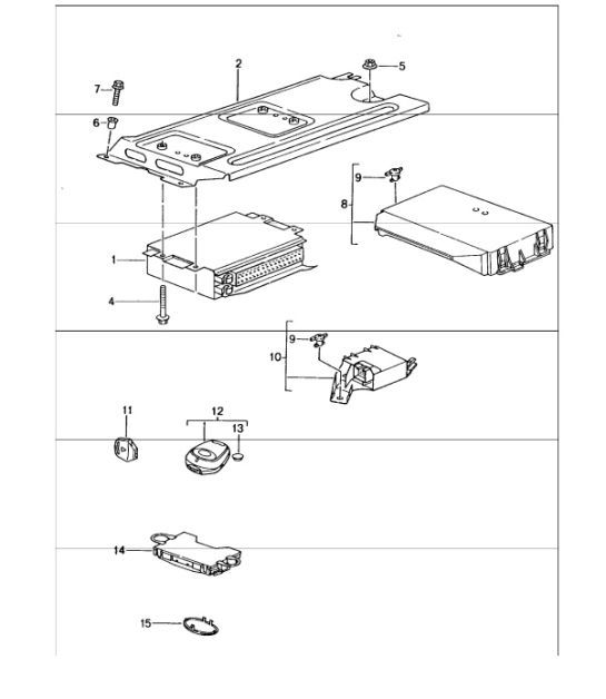 control units 996 GT3-1 1999-05