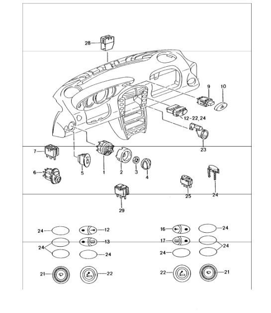 Diagram 903-05 Porsche 992 Carrera 2S 3.0L 
