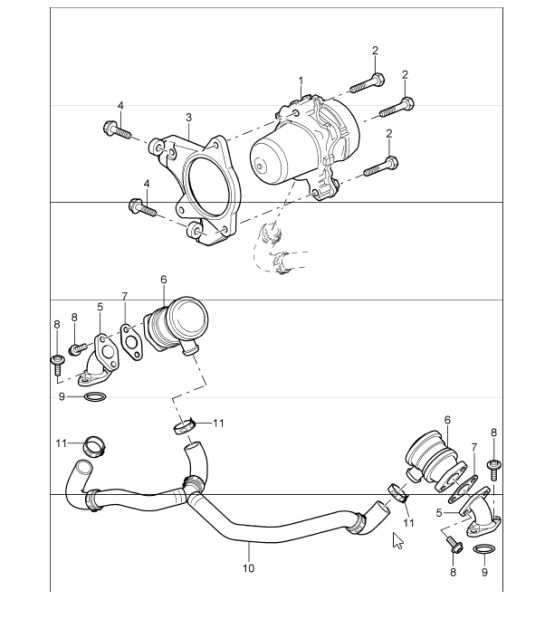 air injection 997 GT3 M97.76 2007-09