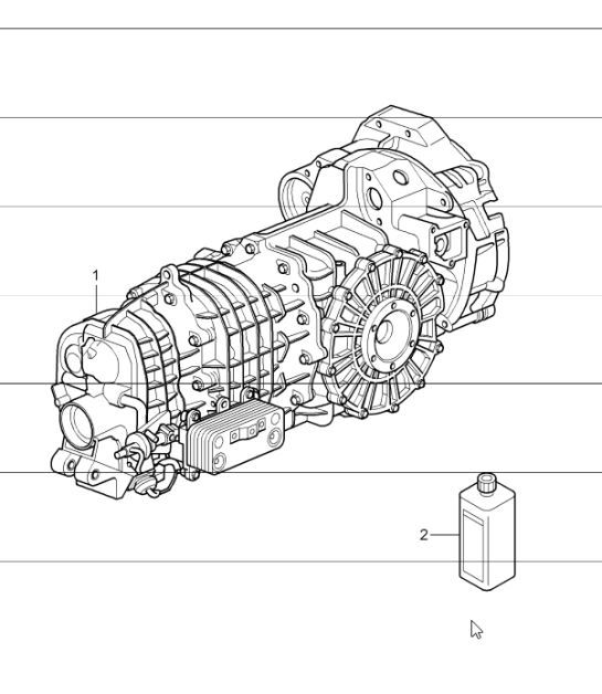Diagram 302-00 Porsche 924 (1977-1988) Transmission