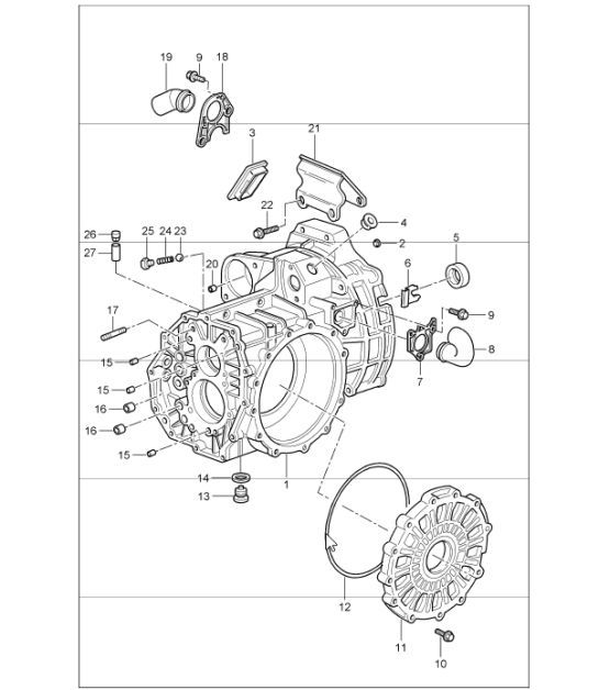 Diagram 302-07 Porsche Boxster 986/987/981（1997 年 - 2016 年） 传播