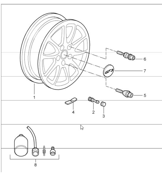 wheels 997 GT3 UPTO 2008