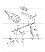 Hand Lever System, Pedal Cluster  997 (911) MK1 2005-2008