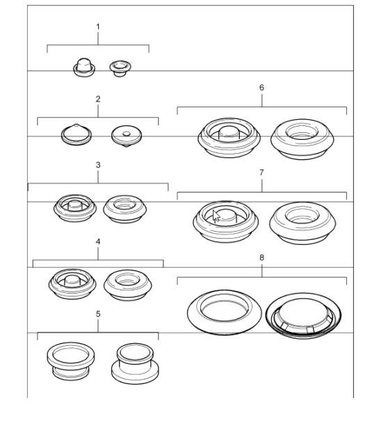 Diagram 801-02 Porsche 356 (1950-1965) Body