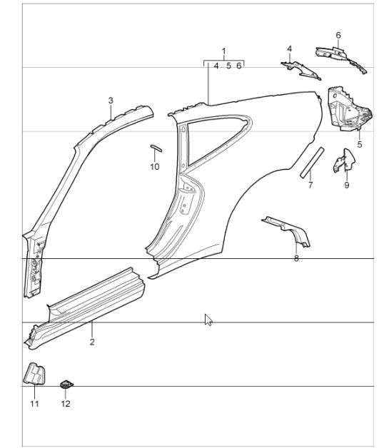 Diagram 801-55 Porsche Macan-e (95C) Electric 2024>> 