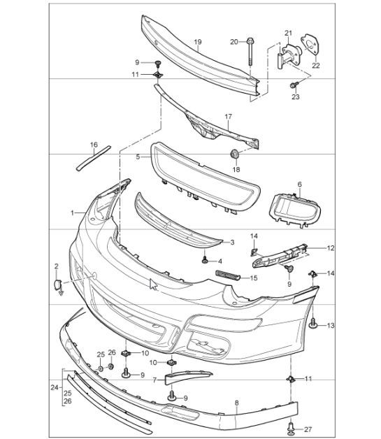 Diagram 802-00 Porsche Cayman 718C (982C) 2017>> Body