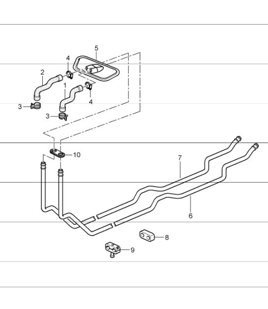 heating system - 1 - feed line and return line 997 GT3 2007-11