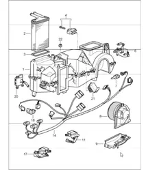 air conditioner, single parts 997 GT3 2007-11