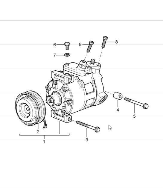 Diagram 813-15 Porsche 914 (1970-1976) Body