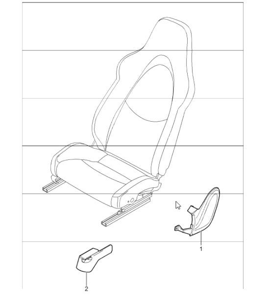 Diagram 817-20 Porsche Cayman 987C / 981C (2005-2016) Body