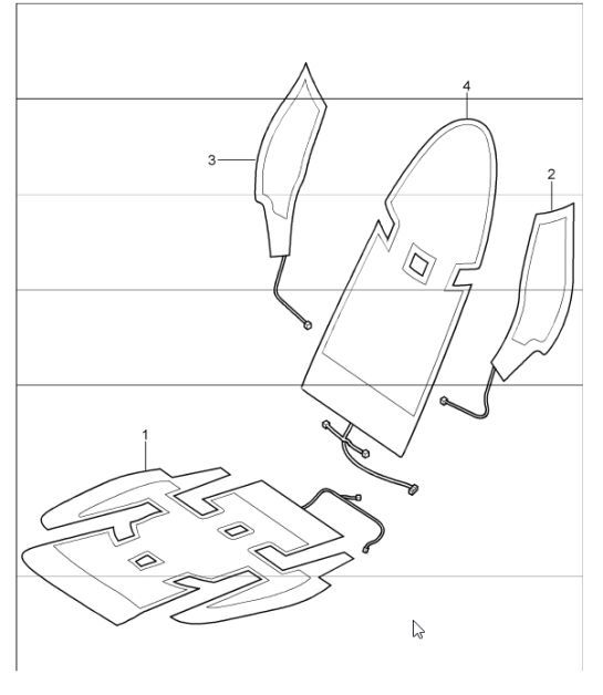 Diagram 817-28 Porsche Macan (95B) MK1 (2014-2018) Body