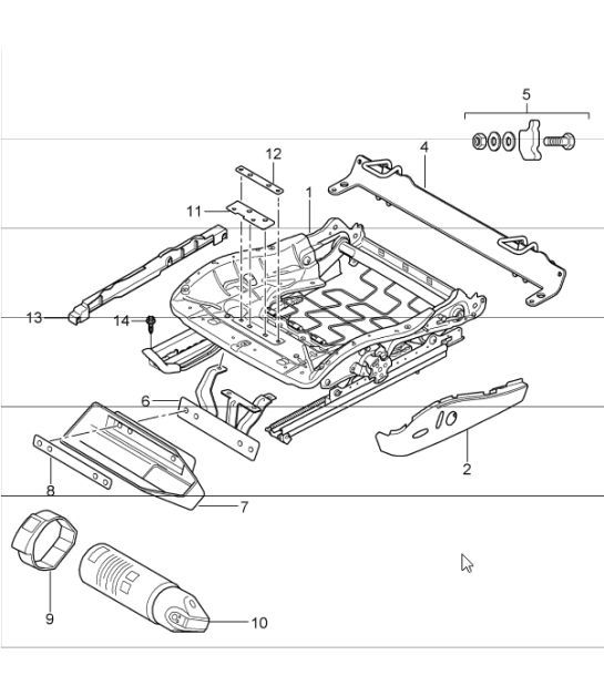 Diagram 817-50 Porsche Macan (95B) MK1 (2014-2018) Body