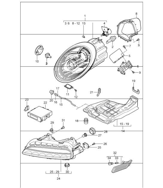 Diagram 905-02 Porsche Macan (95B) MK3 2022>> 