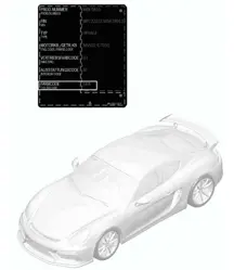 Paint touch-up applicator / Paints 981C Cayman GT4 2016