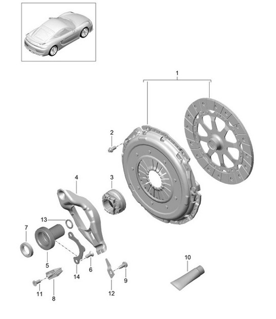 Diagram 301-000 Porsche Macan (95B) MK1 (2014-2018) Transmission