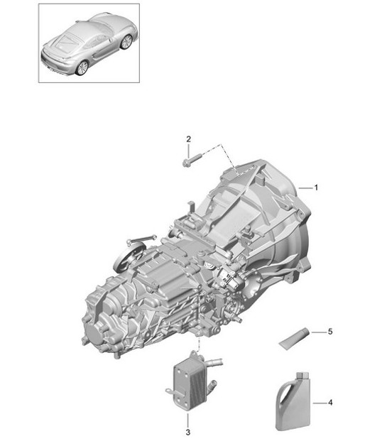 Diagram 302-000 Porsche Macan (95B) MK1 (2014-2018) Transmission