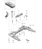 Front Axle, Steering  Cayman 987C / 981C (2005-2016)