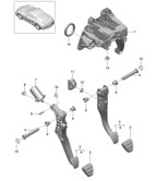 Hand Lever System, Pedal Cluster  Cayman 987C / 981C (2005-2016)