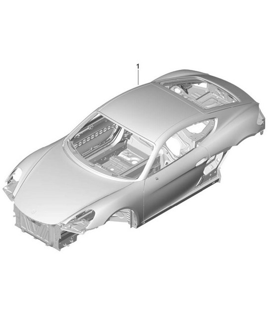 Diagram 801-000 Porsche Panamera 970 MK1 (2009-2013) Body