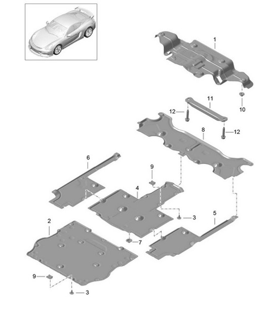 Diagram 801-070 Porsche Macan (95B) MK1 (2014-2018) Body