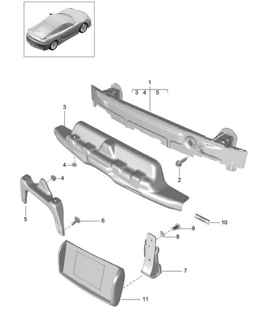 Diagram 802-030 Porsche 911 & 912 (1965-1989) Body