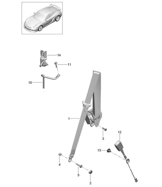 Diagram 812-000 Porsche Panamera 971 MK1 (2017-2020) 