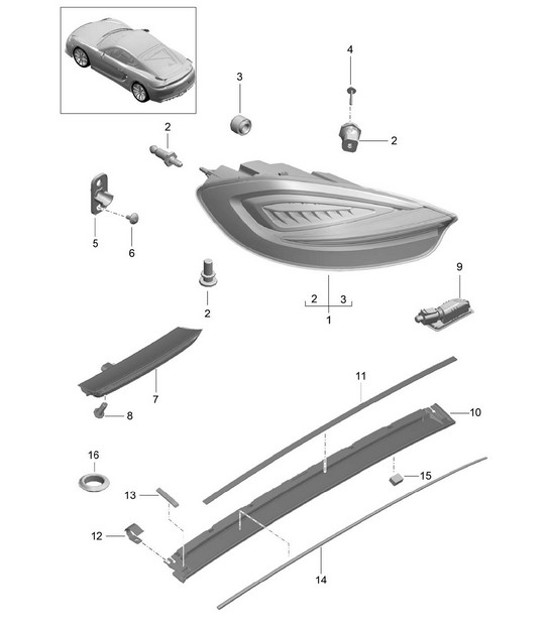 Diagram 905-005 Porsche Panamera 976 2023>> 