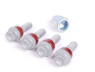 Set of wheel bolts lockable. This part number supersedes to 00004460289 95836105700