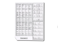 sticker for relay and fuse lay-out 96461020903