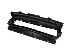 Centre front bumper air guide, Matt Black. Porsche 991.2 Turbo / Turbo S - 99157514105OK1