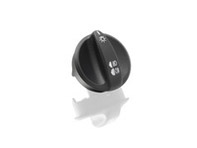 rotary knob matt black, 99661353311A05 99661353310A05