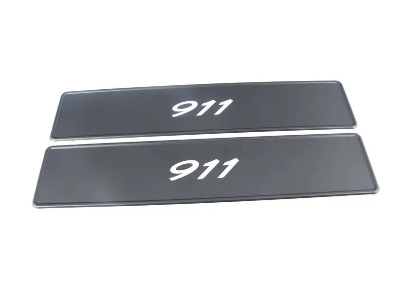 Porsche license plate. This part number is no longer available. PCG70191100