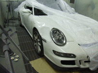 Porsche 997 fixed after crash damage ! 