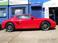 Porsche Cayman with 19' Style 1035 Two Tone Alloy Wheels