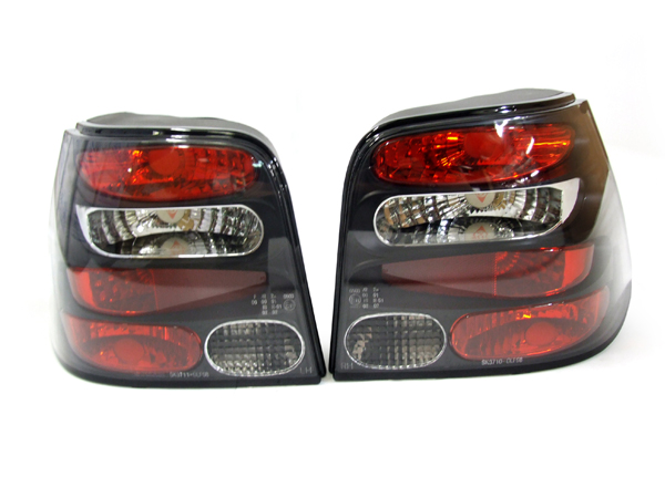 DEPO 4 Piece OE Euro Style Smoked Rear Tail Lights For 93-99 VW Jetta Mk3 3 III