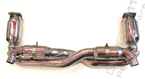 Porsche 997 Turbo exhaust 