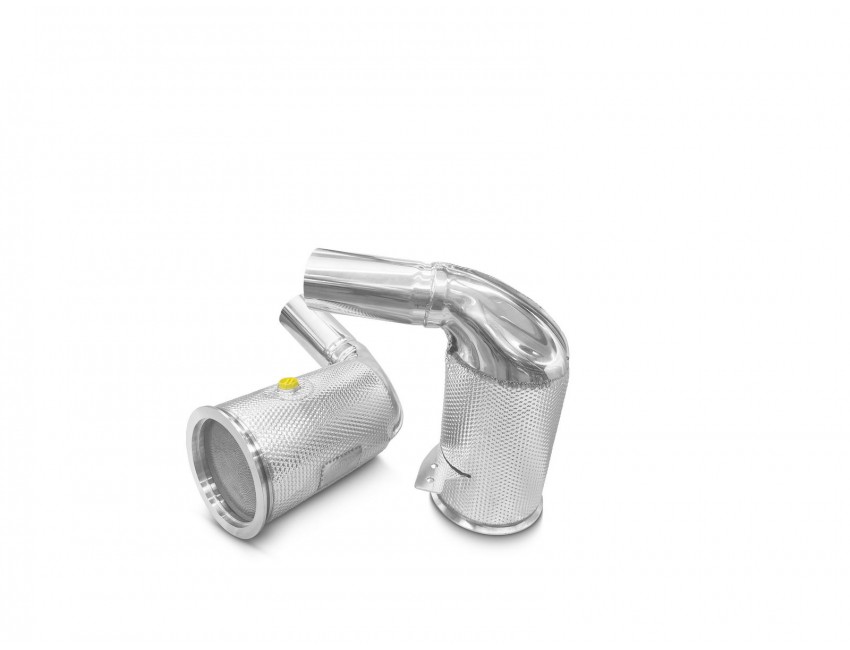 Exhaust Catalytic Converter Bypass Pipes Porsche Cayenne Turbo