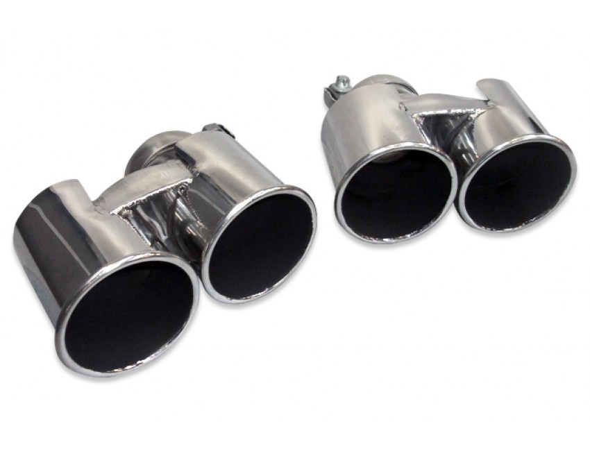 Porsche 991 Exhaust Sports Tail Pipes in SILVER 99104420020 ...