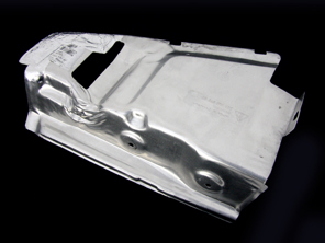 Rear bumper heat protection shield. Porsche 993 Carrera - 99350564500, 99350564600