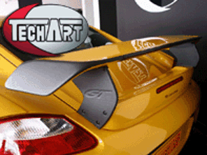 TechArt Rear Spoiler II GTS. Porsche Cayman 987C