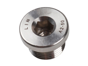 Screw plug for lambda hole, M18x1.5 mm. Porsche 924 / 944 / 993 / 996 GT3 / 986 Boxster / 997 - 90021901500 - 1620350100