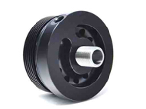 Spin-on oil filter adapter with -3 AN oil port. Porsche 996 / 997 / Boxster / Cayman - 106-08.20.4, 10608204