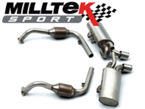 Sports Exhaust Muffler / Silencer Rear box (Inc. Rear Catalysts). Porsche Boxster S / Cayman S  MILLTEK SPORT