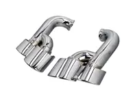 DesignTek Exhaust tail pipes Quad Tube Design for Porsche 957 Cayenne - 3606405701, 95511125150, 95511125171, 95511125250, 95511125271