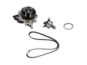 Water pump with housing, belt & thermostat kit. Porsche 991.1 turbo / 991.2 Carrera 2S / 4S / 992.1 Carrera / 2S / 4S / turbo - 9A712168800, 0PB121688, 9A110655900, 9A110622603, 9A110622602, 9A712111000, 0PB121110A, 9A210222200, 0PB903137C, 0PB121010D, 0PB121010, 0PB121010A, 9A210603974, 9A210603973, 9A210603972, 9A210603971, 9A210603970
