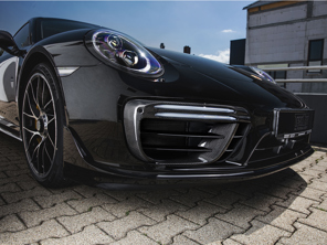 TechArt carbon fibre front bumper grille airblades. Porsche 991.2 turbo - 091.121.197.009G, 091.121.197.009