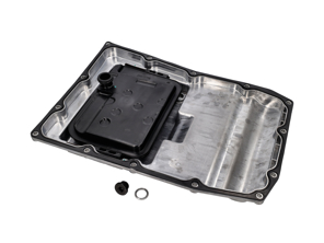 Oil pan aluminium with drain plug. Porsche 970 Panamera PDK - 97032102500 - URO-017491